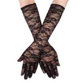 Elastic lace gloves